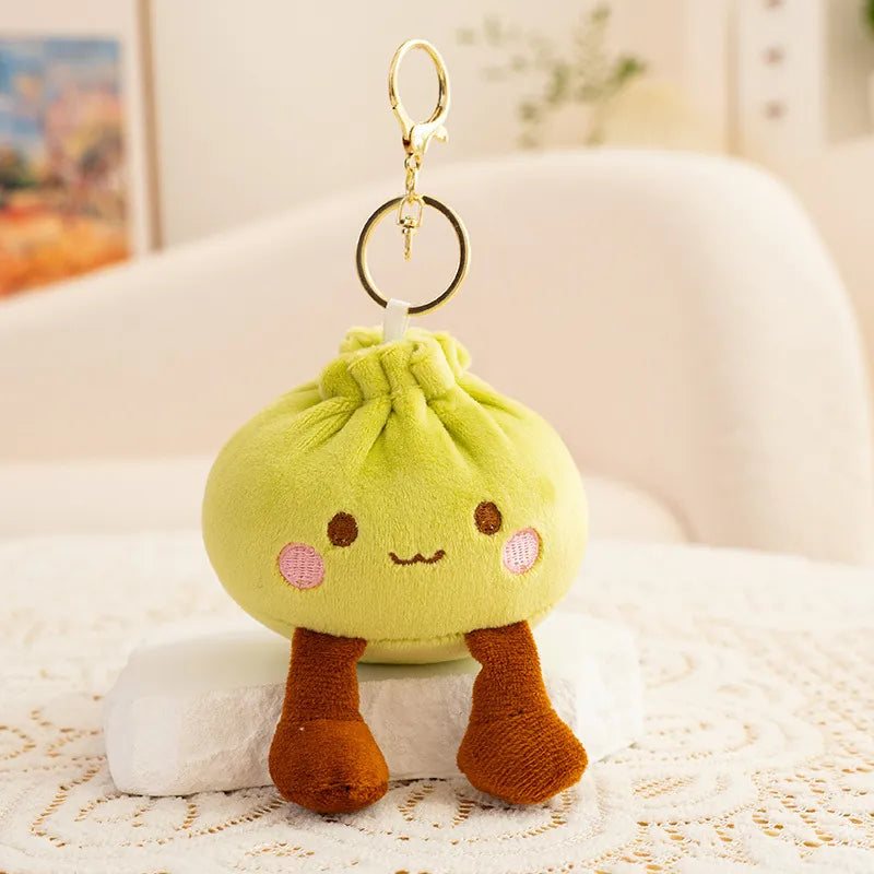 Plushie Keychain/ Bag Charm (Bao/Bun/Dumpling) Green