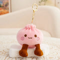 Plushie Keychain/ Bag Charm (Bao/Bun/Dumpling) Pink