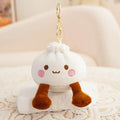 Plushie Keychain/ Bag Charm (Bao/Bun/Dumpling) White