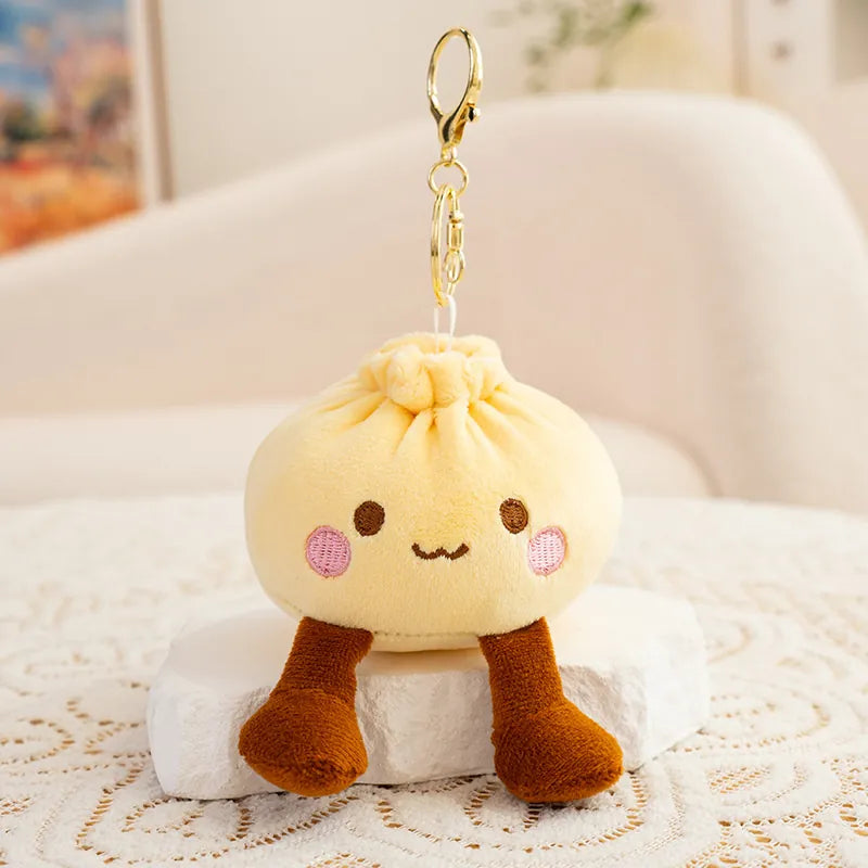 Plushie Keychain/ Bag Charm (Bao/Bun/Dumpling) Yellow