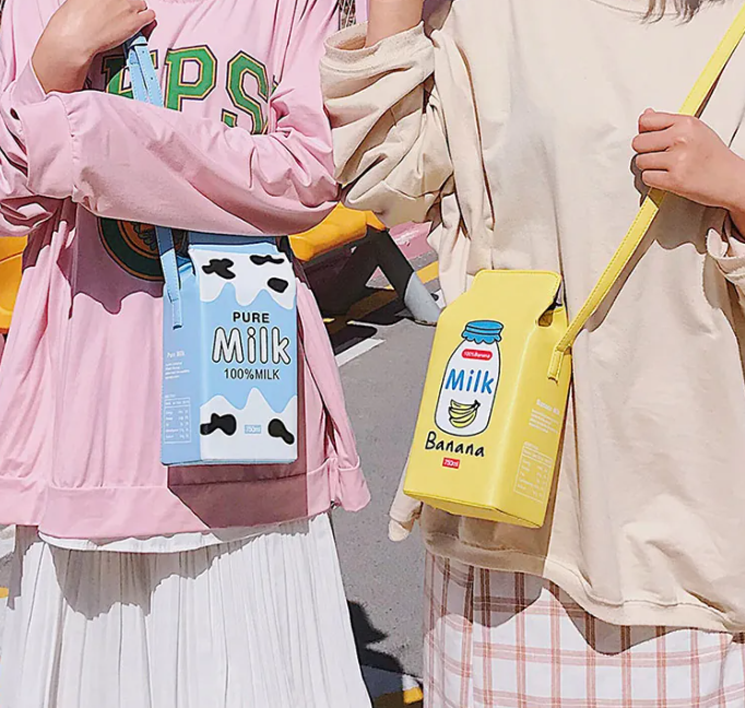 Pure Milk Crossbody Bag