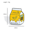 Milk Box Pin (Banana)