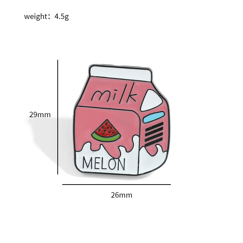 Milk Box Pin (Melon)