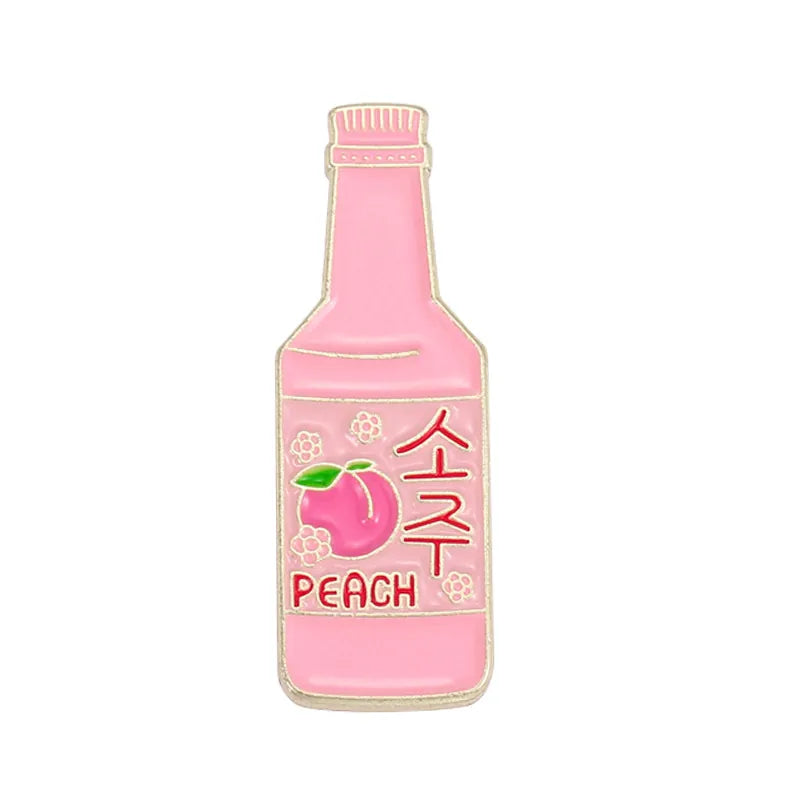 Bottle Pin (Peach)