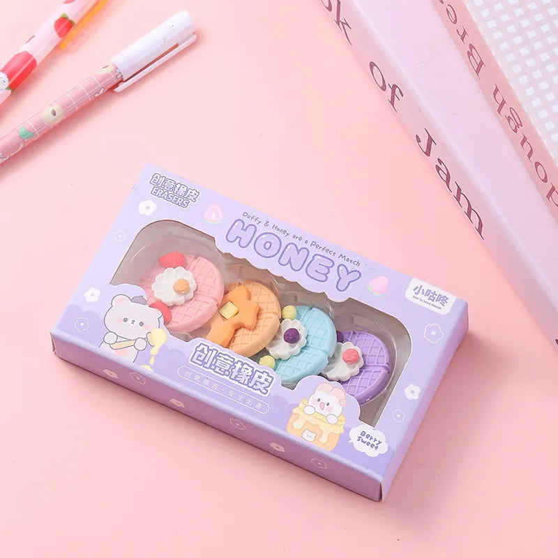 Waffle Erasers (Purple)
