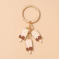 Ice Cream Trio Keychain (Pink)
