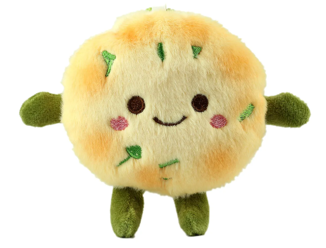 Scallion Pancake Plushie/ Bag Charm (1 piece)
