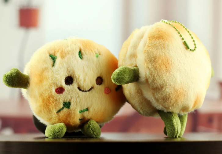Scallion Pancake Plushie/ Bag Charm (1 piece)