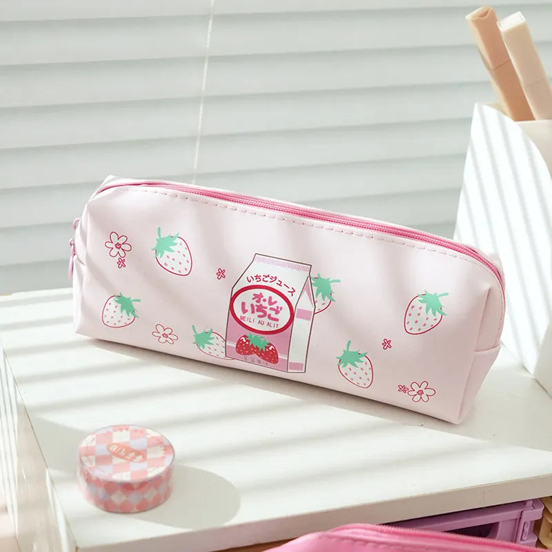 Stationery Bag (Strawberry Milk Carton)