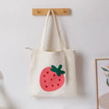Strawberry Tote Bag (off white)